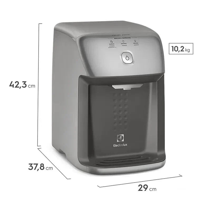 Hot, Natural and Chilled Water Purifier with Gray Compressor (PH41X)
