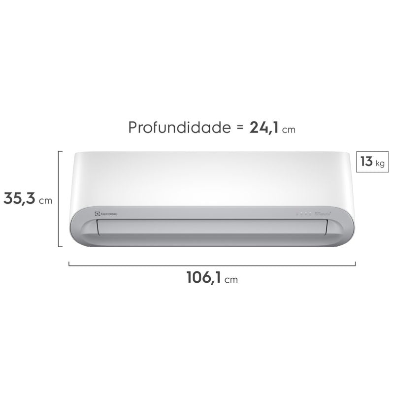 Electrolux Split Air Conditioner 24,000 BTUs Color Adapt Cold with Wi-Fi (YI24F/YE24F)