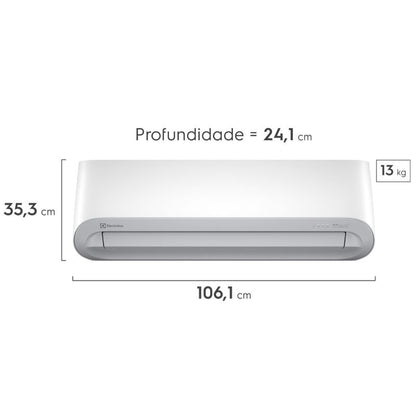 Electrolux Split Air Conditioner 24,000 BTUs Color Adapt Cold with Wi-Fi (YI24F/YE24F)