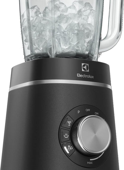 Black stainless steel blender resistant glass jar 2L capacity 3 pre-programmed recipes pulse function 1200W BLP70 127v