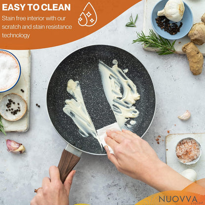 🍳 Non-Stick Pots & Pans Set – 8-Piece Cookware Collection